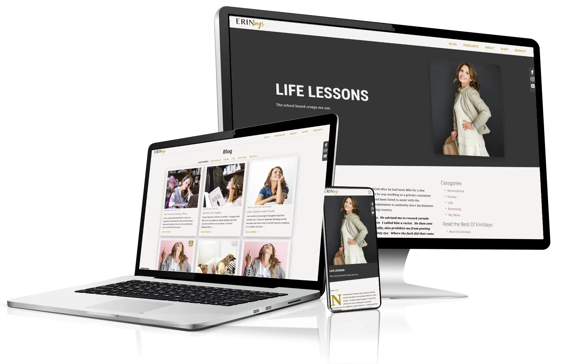 Advertise with ErinSays